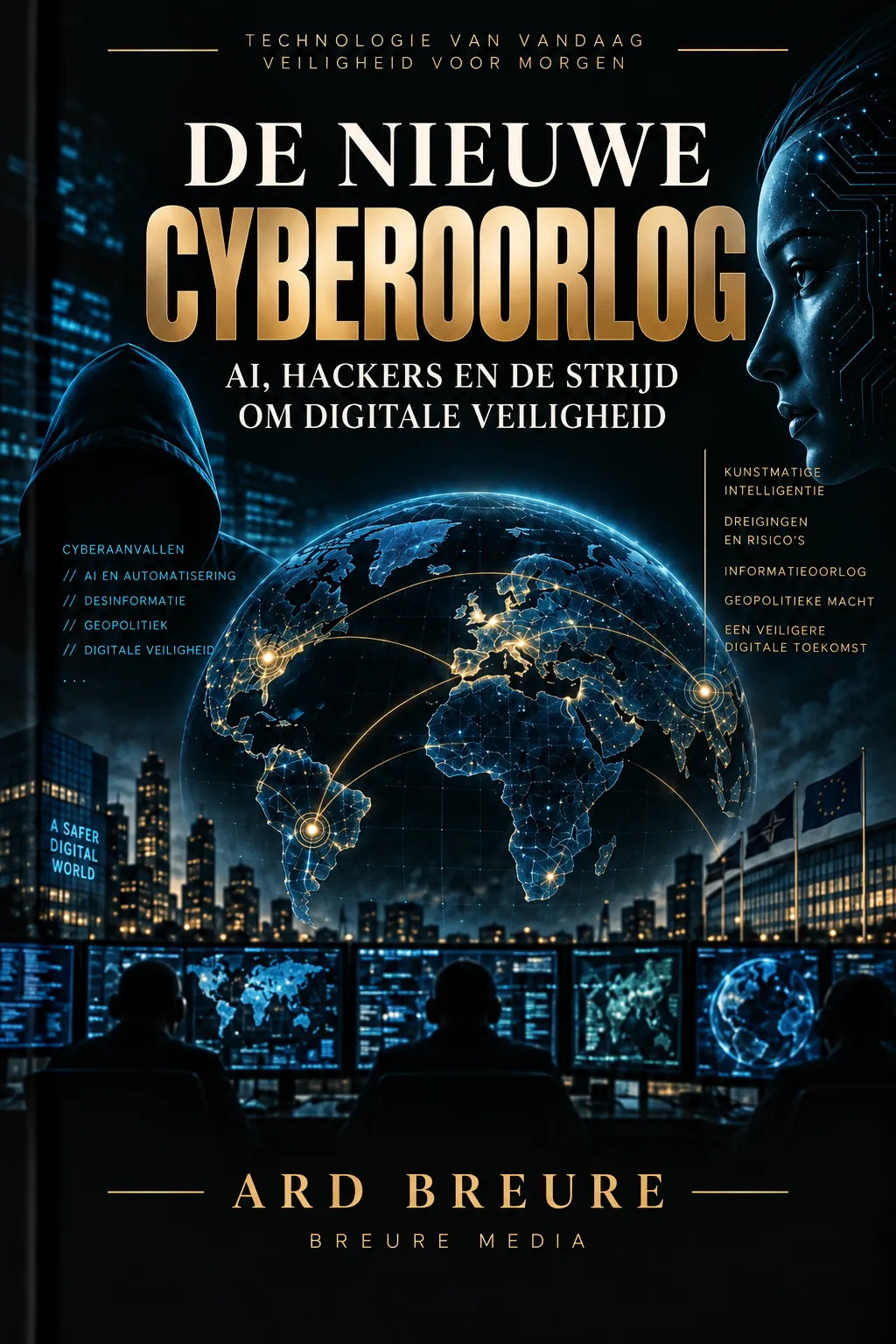 De Nieuwe Cyberoorlog van Ard Breure, non-fictieboek over AI, hackers en digitale veiligheid