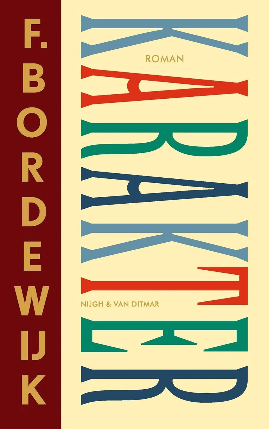 Karakter - boekomslag van F. Bordewijk