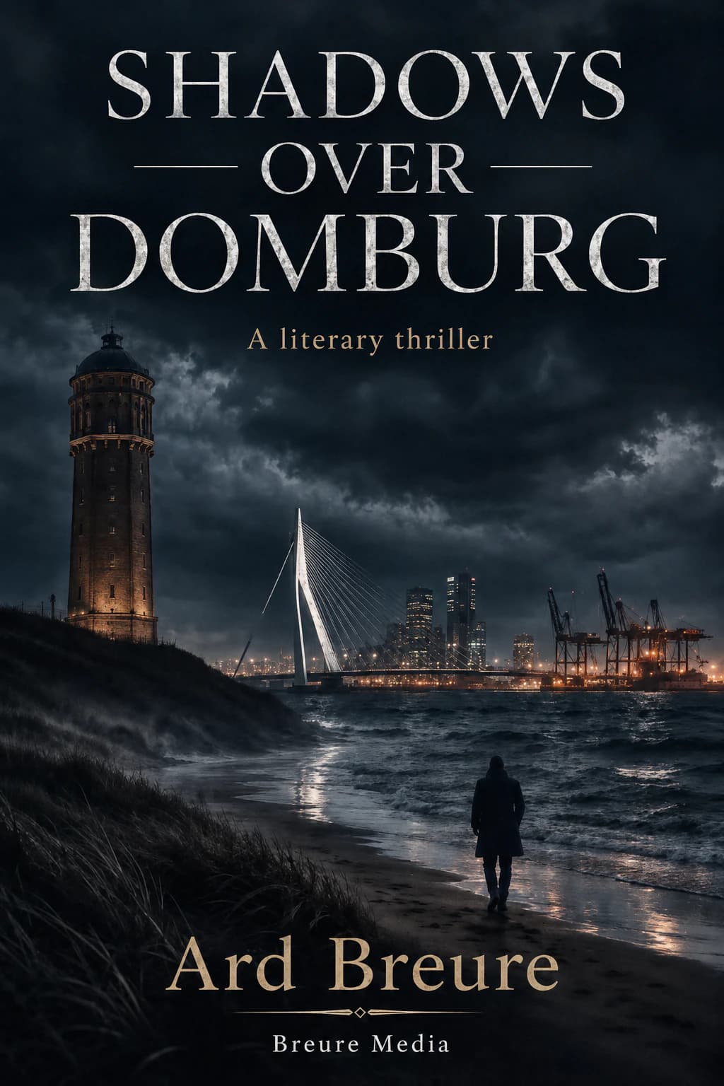 English book cover of Shadows over Domburg by Ard Breure