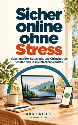 Buchcover Sicher online ohne Stress - Praktischer Cybersicherheitsratgeber von Ard Breure